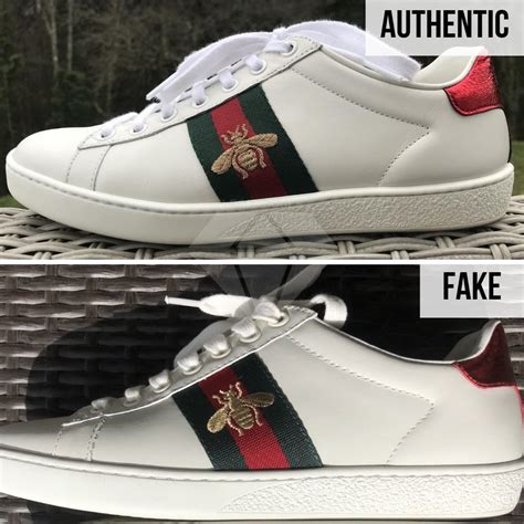 fake gucci ace sneakers vs real|gucci inspired sneakers.